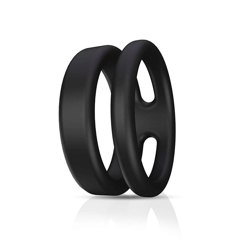 Buy Soft Stretch Silicone Dual Penis Cock Erection Rings at affordable