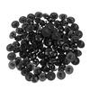 100 st Svampknapp Kupold sömnad Djurögon Docka DIY Craft Svart 12mm