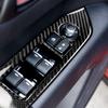 Window Lift Switch Button Panel Decoration Cover Trim Sticker Decal for Mazda CX-5 CX5 2017 2018 Car Accessories Carbon