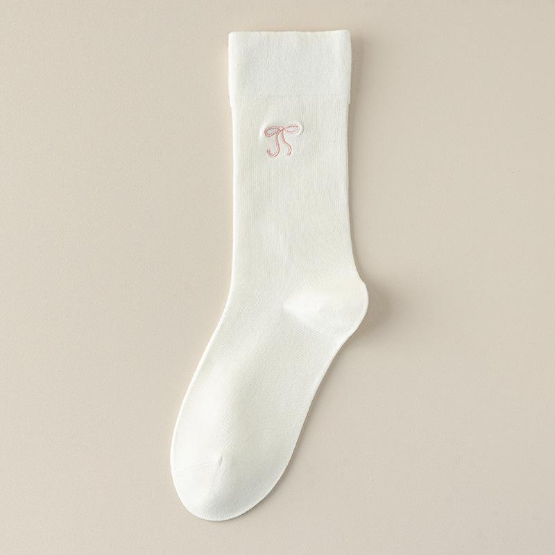 

Женские весенне-осенние носки-гольфы без косточек с бантом в балетном стиле 1 pair