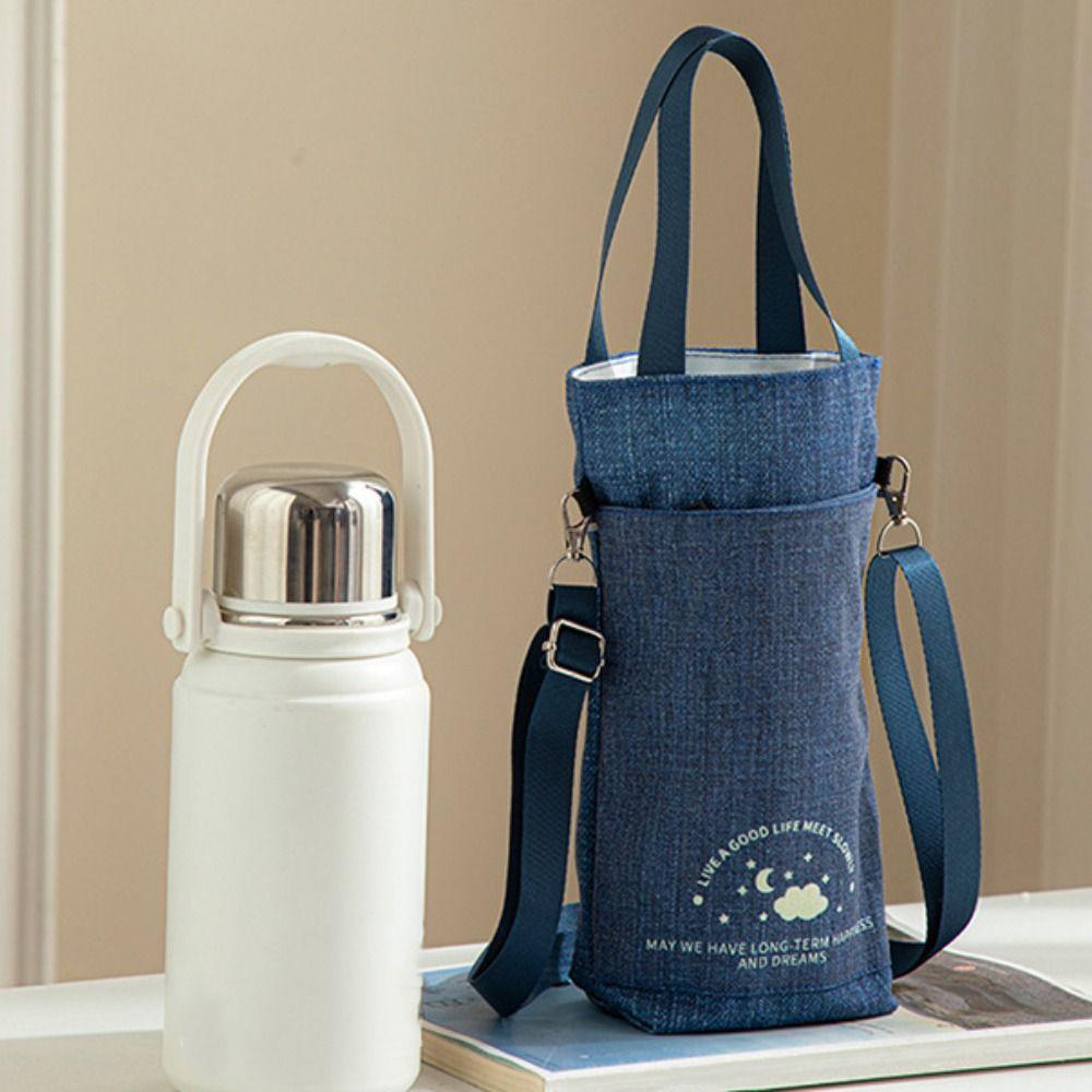 Creative Water Bottle Shoulder Bag Portable Milk Tea Tote Bag Mobile Phone Crossbody Bag  Girl Gift