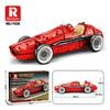 1809PCS Retro Formula 500 Racing Car Building Blocks 1:8 Car Model Bricks Desktop Ornament Kids Educational DIY Toy Holiday Gift