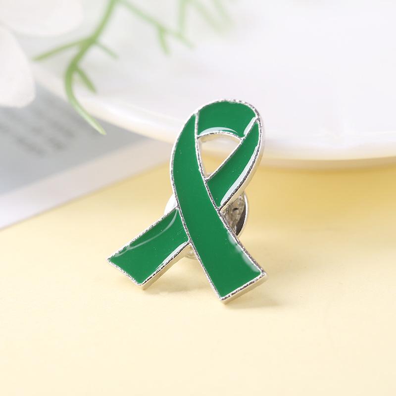 Red Awareness Ribbon Pins Love Care HIV AIDS Pink Ribbon Against Breast Cancer Lapel Badge Multi-coloured Dripping Oil Brooch