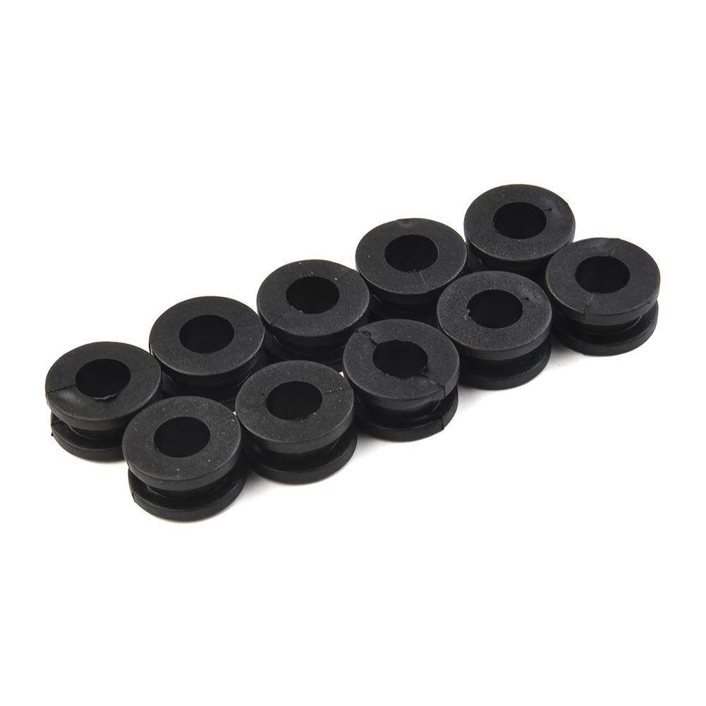 Cover Fairings Grommets ID 9mm Model Motorcycle Mount Set OD 18.5mm Replacement Black Box Engine For Kawasaki ZX-6R