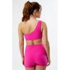 Los Angeles PA * C198 * 0 Sports Fitness Yoga One Shoulder Beauty Back Double Layer Fabric without Chest Pad Vest