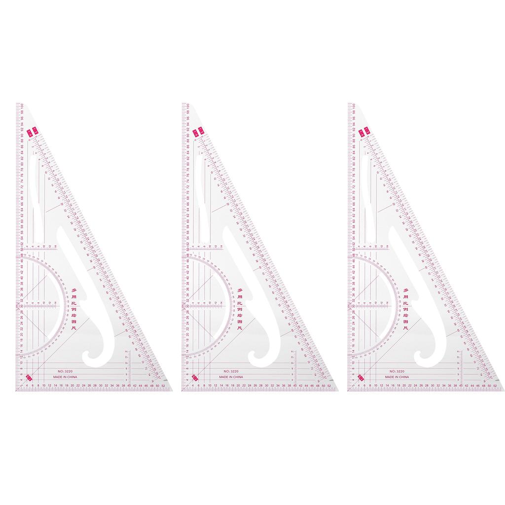 3Pcs Sewing Garment Ruler Clothing Bendable Draw Multifunctional Curve Embroidery Supplies