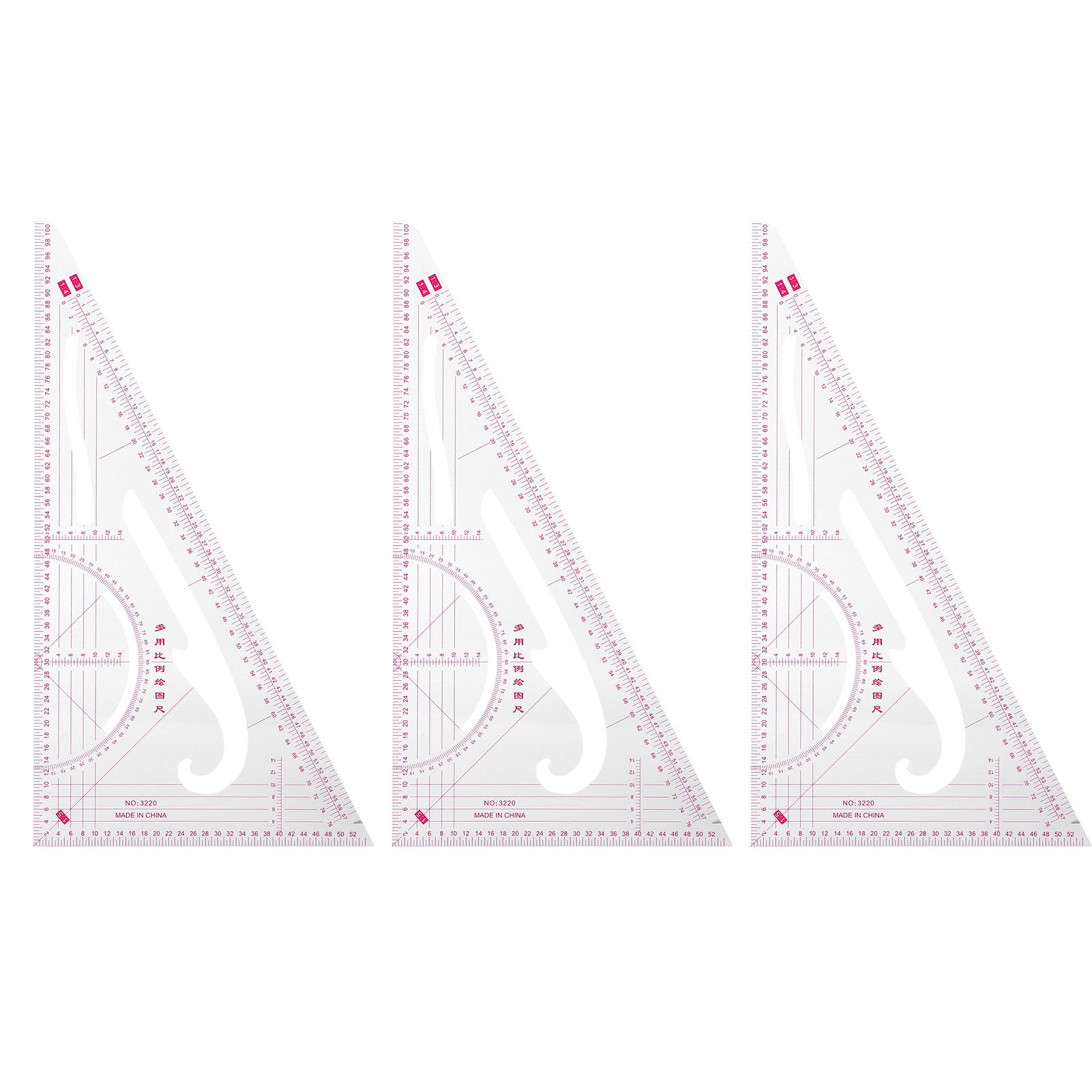 

3 шт. швейная линейка для одежды сгибаемая многофункциональная кривая принадлежности для вышивки