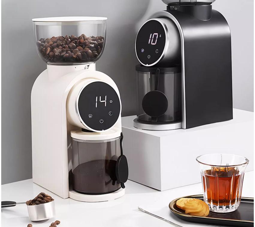 Adjustable Coarseness Italian Pour Over Commercial Coffee Grinder - Minimalist Style