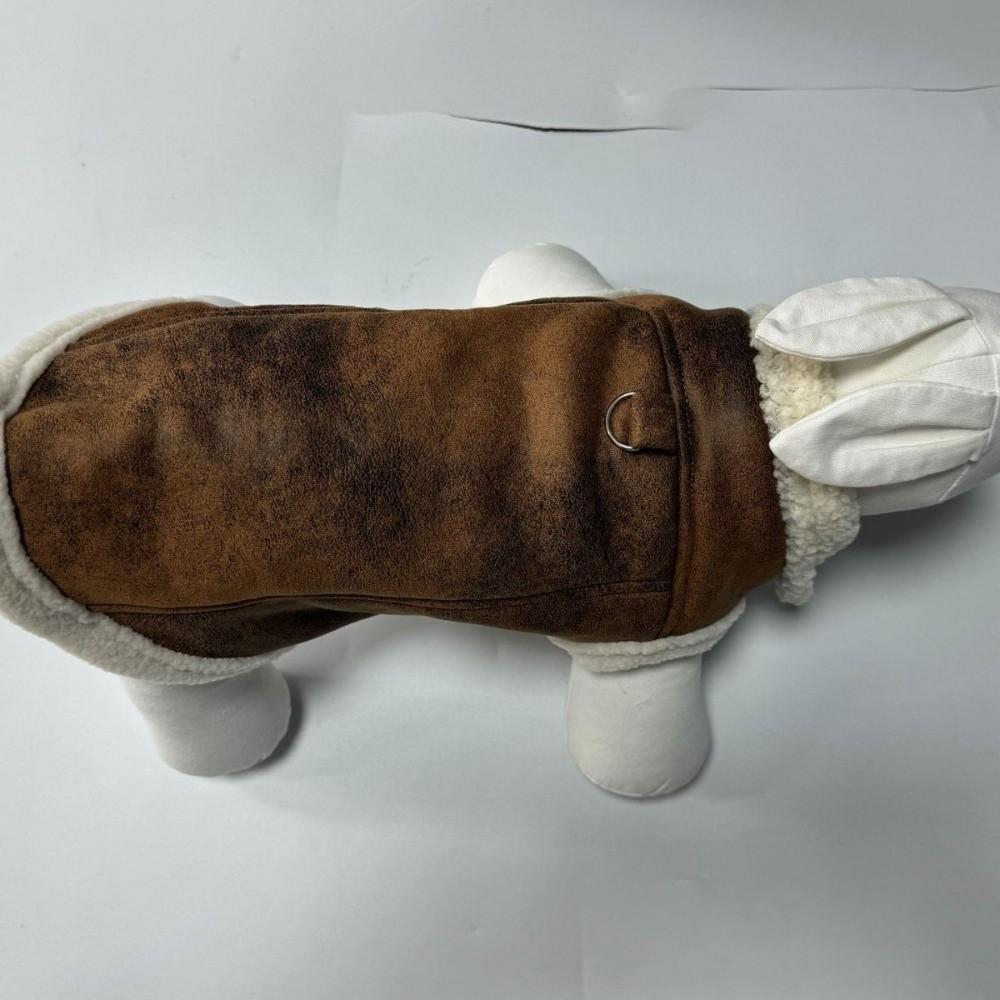 Solid-Colour Pet Padded Vest Cotton Material Pet Winter Jacket Warm Small Dog Coat Pet Clothing