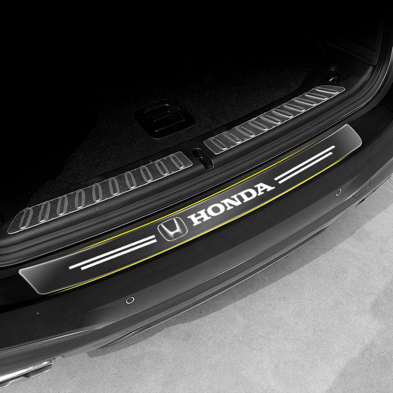 1Pcs Transparent Car Trunk Badge Protective Sticker Car Accessories For Honda Fit Mugen Insight Type S R VTEC DOHC Modulo Vezel Legend RR Si
