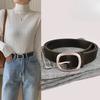 Frosted Reverse Velvet Leather Genuine Leather Women's Belt Cowhide Retro Paired with Jeans High-end Leather Belt