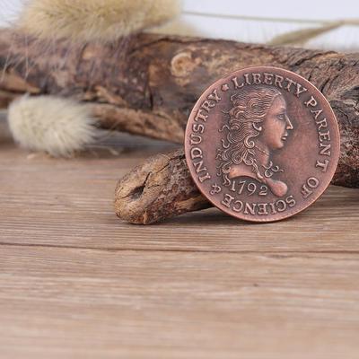 1792 United States 1 Cent Brass Vintage Collection Coin Commemorative Coin MIT