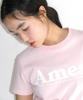AMES-WORLDWIDE Basic Logo Tee Pink