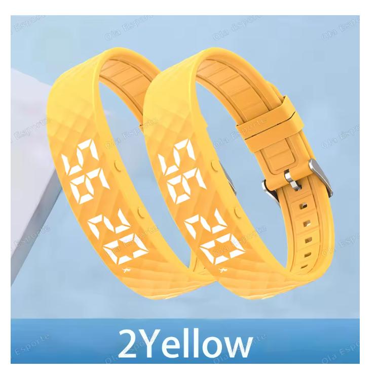 2026 New LED Digital Smart Bracelet Monitor Vibration Alarm Wristband Smart Bracelet Waterproof Smartband for Student Smart Band