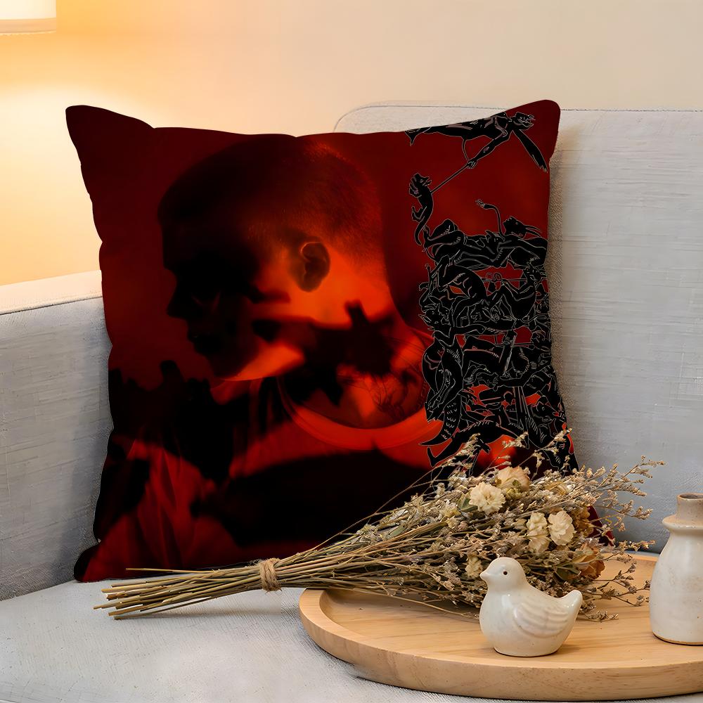 

Cushion Cover Linen SkinFriendly Soft Decorative Case for Sofa Home Decor Rapper Singer Yung Lean Pillow cover 30x30cm