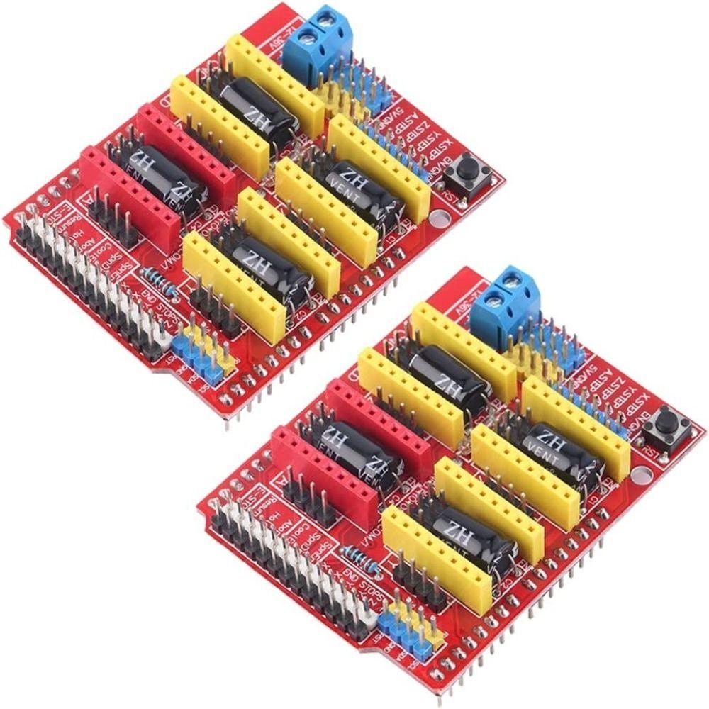 

2 шт. красный A4988 V3 Щит привода гравера для Arduino 3D-принтер 3D-принтеры с ЧПУ