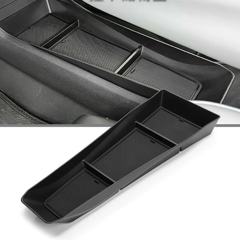 Center Console Lower Storage Box For Byd Seagull - Tpe Double Layer Organizer Tray With Flip Lid Car Interior Accessorie