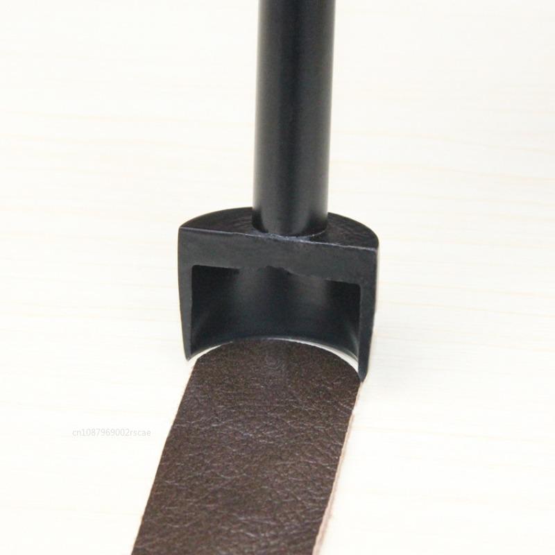 Semicircle Punching Stitching Cut Steel Leather Corner Cutter Kits Manual Round Belt Strap Wallet Bag Leather Punch Tool 15-45mm