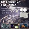 LED Emergency Lights Two Head Adjustable Commercial Emergency Lamp Fire Fighting Light Wall-mounted Rechargeable Exit Light