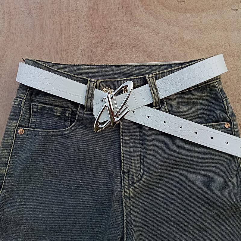 

Четыре сезона в наличии новый ремень женский кожаный модный универсальный джинсовый ремень украшение с юбкой, костюмом, свитером талии крышка 105cm