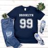 Brooklyn 99 T-Shirt Brooklyn Nine Nine TV Show Shirt Precinct T Shirt Women Graphic T Shirts Short Sleeve Tees Streetwear Tops