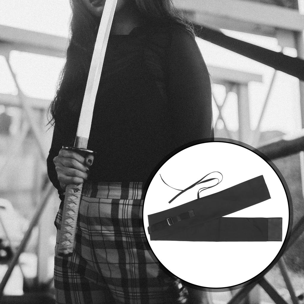 SOLUSTRE Tai Chi Sword Bag Single and Double Sword Case Oxford Canvas Martial Arts Sword Bag Sword Bag Waterproof Backpack Morning Practice Sword Bag