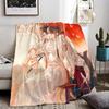 Anime Heaven Official's Blessing Throw Lightweight 240g Flannel Blanket Soft Skin-friendly for Summer Cooling