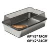 Stainless Steel Cat Litter Box Pet Supplies with High Sides Metal Pan S