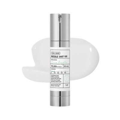 VT Reedle Shot 100 Essence Hautaufbauende Mikronadel-Pflege 50ml Special Set (+Reedle Shot 300 1ml x3 + PDRN Essenz 1,5ml x3)