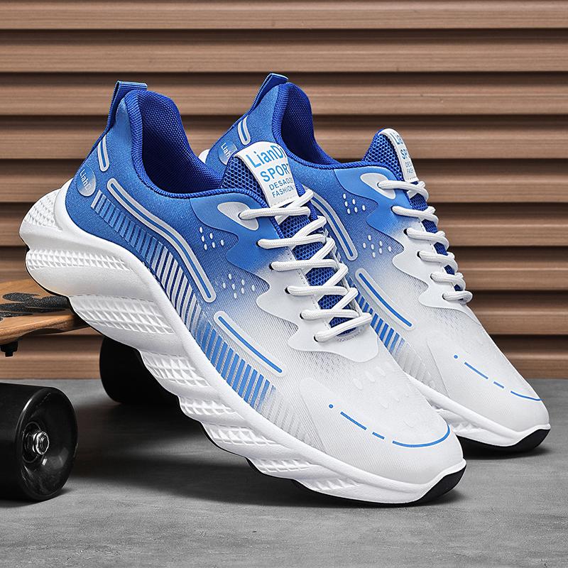 

Мужские кроссовки для бега 2025 Легкие дышащие кроссовки Нескользящая спортивная обувь Удобная спортивная обувь для мужчин Бег трусцой Спортзал 39