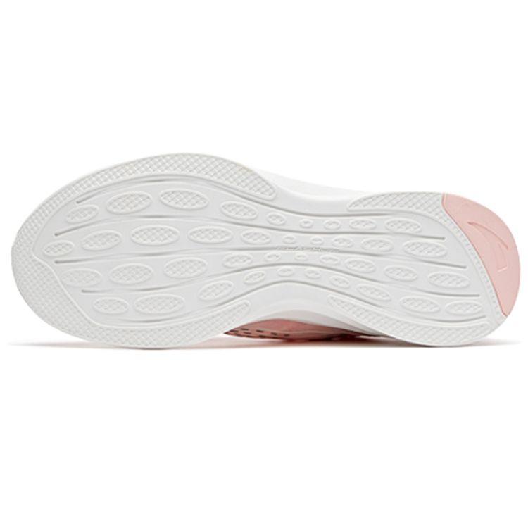 Anta Lightweight Durable Casual Running Shoes Women Sneakers Pink White 12925542-4