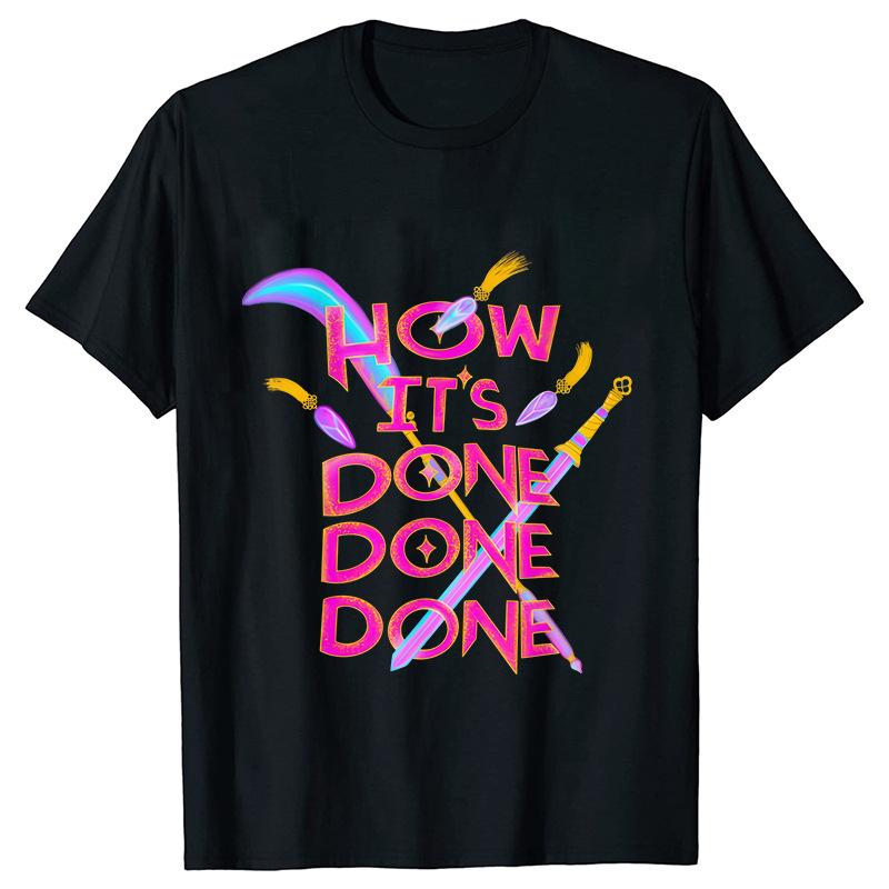 Women's T-shirts Kpop Demon Hunters Printed Short Sleeve Top T-shirt