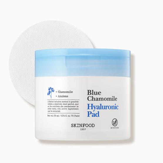 Skinfood Blue Chamomile Hyaluronic Pad 70EA