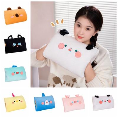 Animal Shaped Hand Warmer Pillow Cartoon Cute Plush Toy Lovely Office Nap Pillow  School