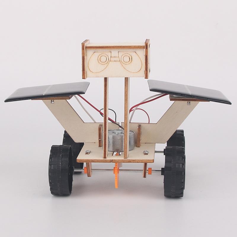 Solar Lunar Exploration Vehicle Childrens DIY Hand-assembled Model Pediatric Science and Technology Small Production G08