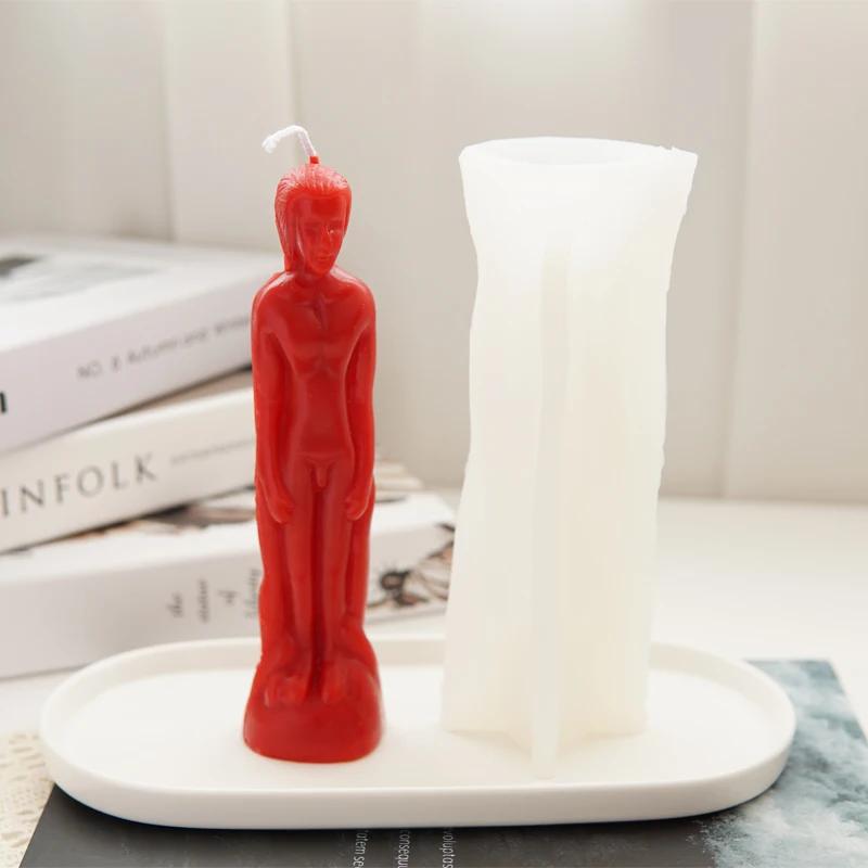 3D Fashion Human Silicone Candle Mold DIY Men and Women Sculpture Plaster Resin Crystal Casting Molds Home Decoration Crafts