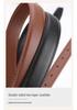 Women's Genuine Cowhide Leather Belt with Square Silver Buckle - Minimalist and Versatile Fashion Accessory