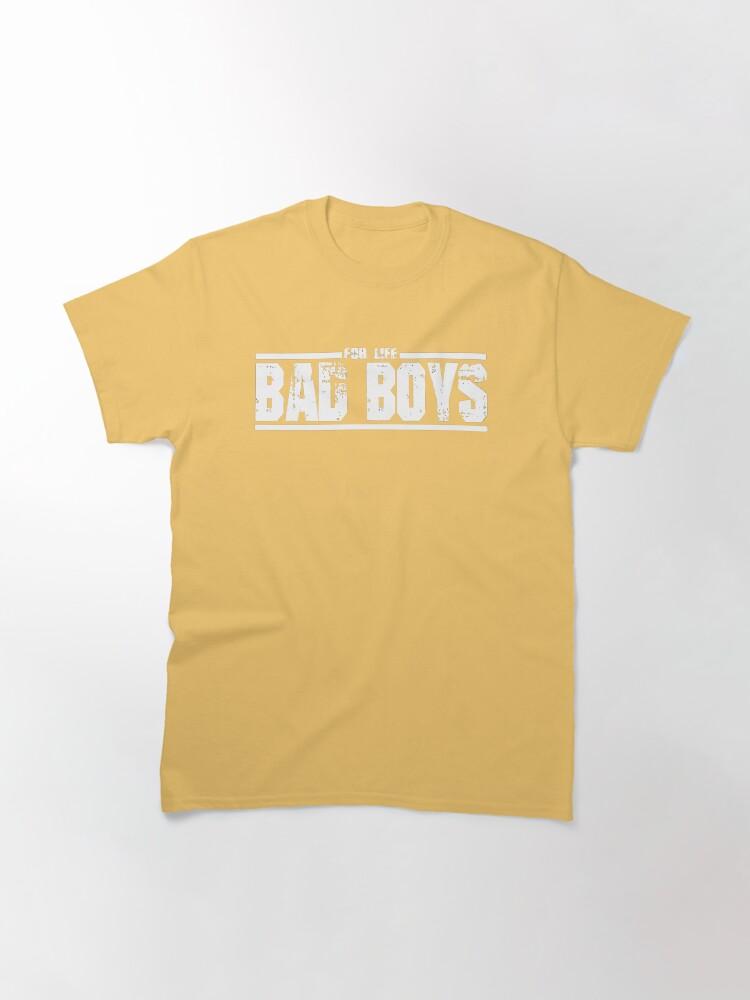 Bad Boys Bad Boys For Live - White Logo Classic T-Shirt