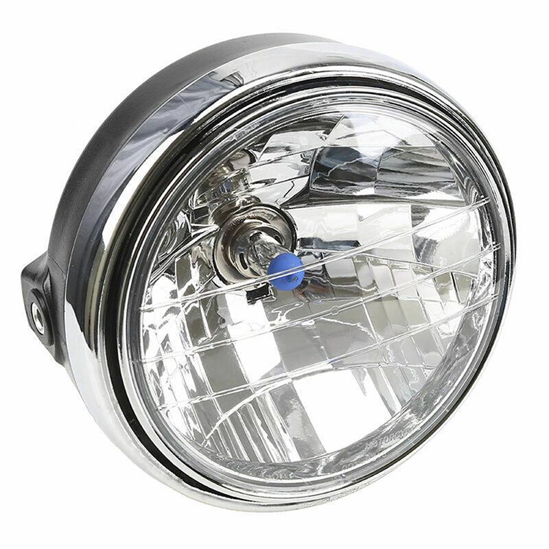 Universal 12V Motorcycle Headlight H4 Halogen Hernia Lamp For Cb400 Cb500 Cb900
