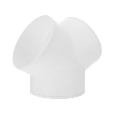 1 Peça Adaptador de Duto de Três Vias para Peças de Duto de Ventilador de Exaustão Divisor com Baixa Resistência ao Vento Alta Resistência Material ABS Mangueira de 3 Vias
