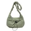 Women Drawstring Satchel Bag Adjustable Strap Leisure Sling Bag Large Capacity Cloud Drawstring Hobo Bag Female Daily Bag