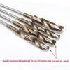 1-Meter Extra Long Twist Drill Bit with Small Shank for Deep Hole Woodworking and Tree Drilling