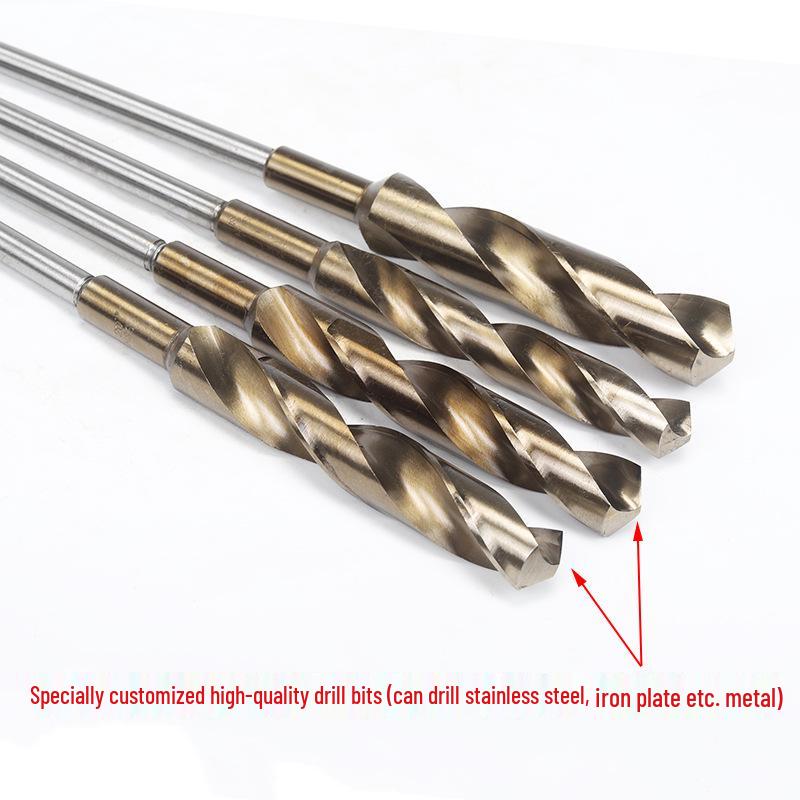 1-Meter Extra Long Twist Drill Bit with Small Shank for Deep Hole Woodworking and Tree Drilling