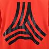 adidas Back print Football Long sleeve Wear O Orange 3 Lines Men's Used