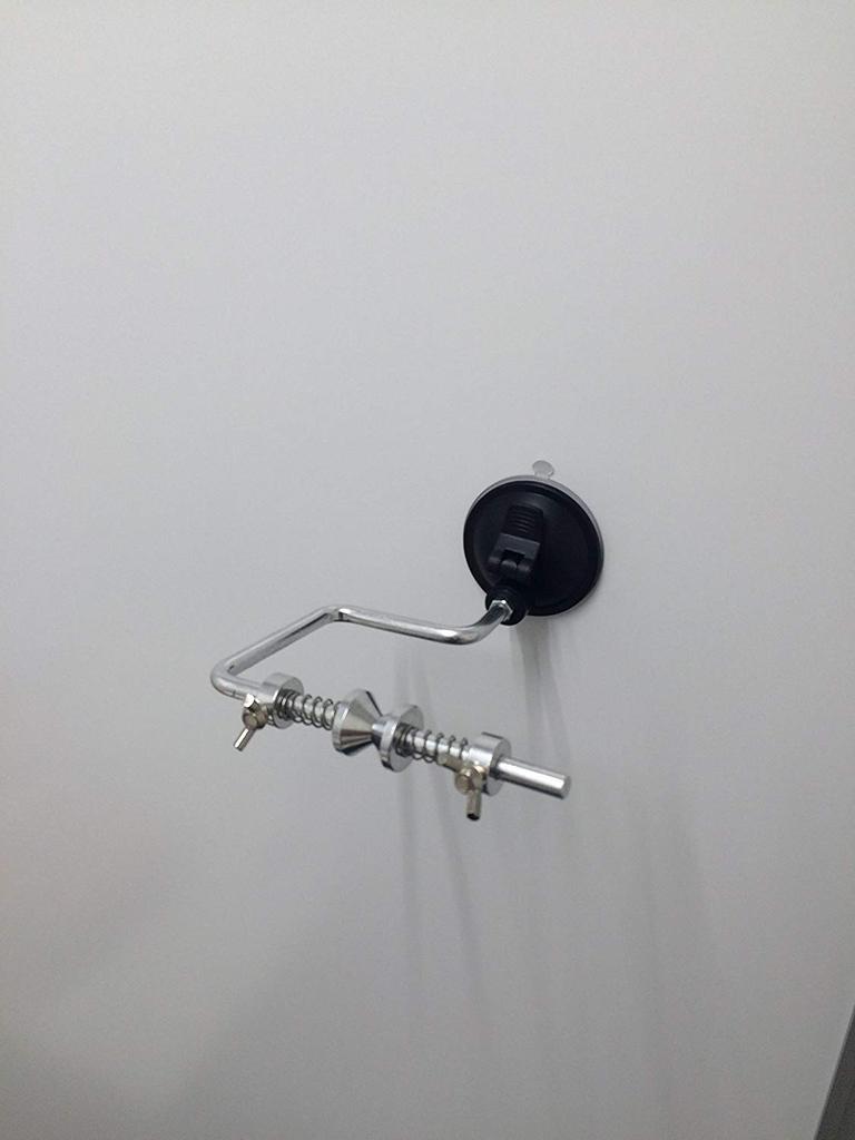 Orurudo Angelgerät Schnuraufspuler mit hebelbetriebenem, kraftvollem Saugnapf, zur Befestigung auf Tisch oder anderer Oberfläche für einfaches Aufspulen der Schnur, Schwarz