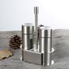 Durable 304 Steel Spices Container Feature Precise Pouring Control And Seal Lid For Seasoning Organization