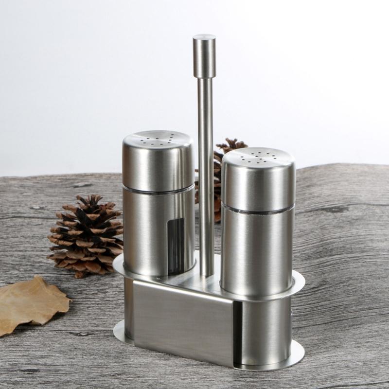 Durable 304 Steel Spices Container Feature Precise Pouring Control And Seal Lid For Seasoning Organization