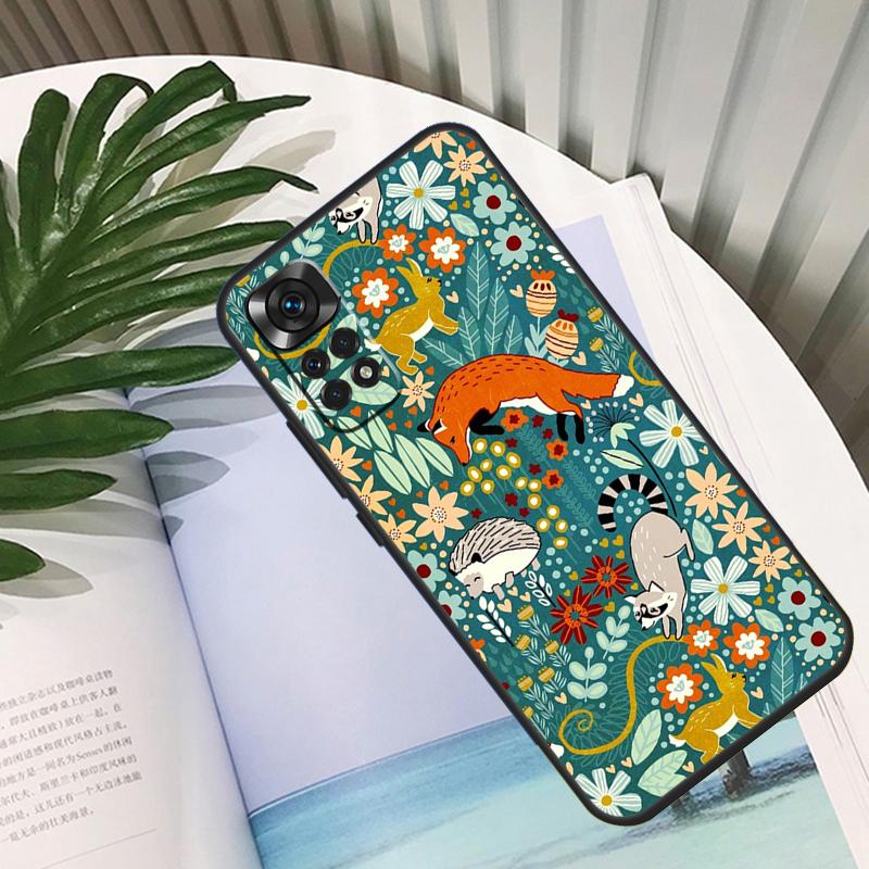 Funny little raccoon Funda For Xiaomi Redmi Note 13 10 11 12 14 15 Pro Plus Case For Redmi 15C 12C 13C 14C 10C 15