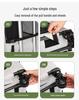 Portable Foldable Pet Carrier for Two Cats with Breathable Design and Large Capacity