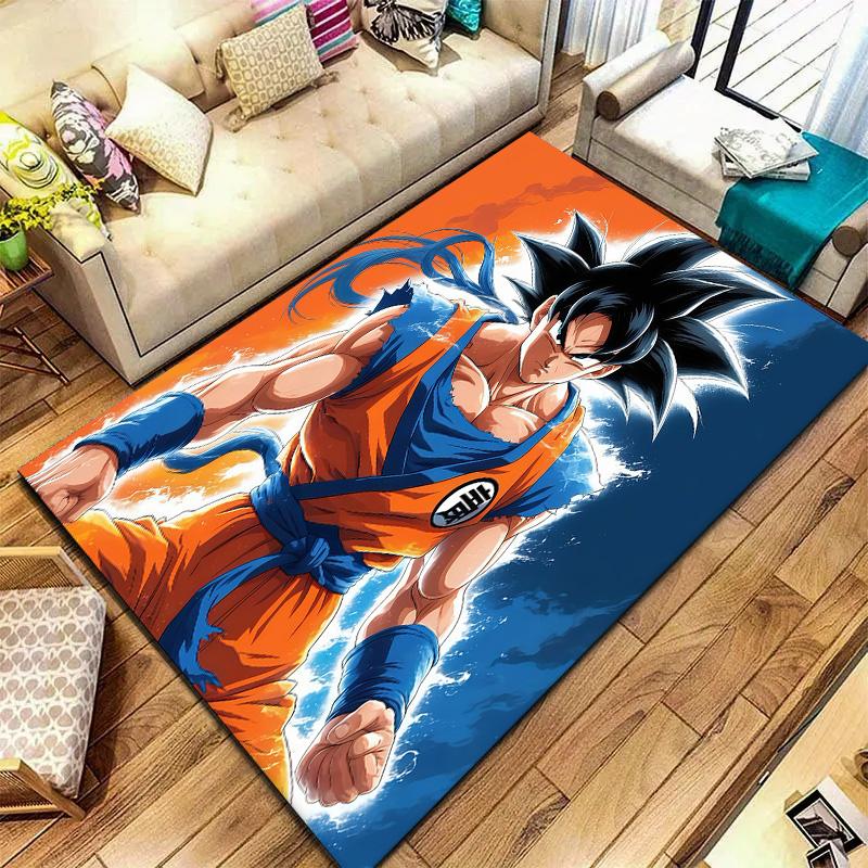 Son Goku Carpet Rug For Living Room Bedroom Home Sofa Decoration,kids Play Nonslip Floor Mat